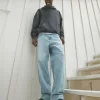 Light Wash Baggy Jeans