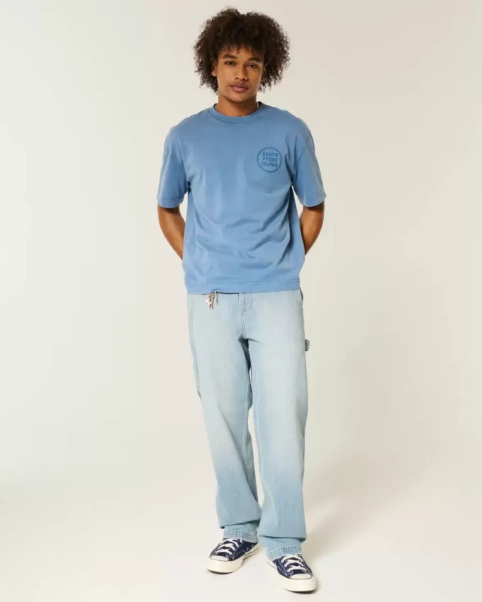 Τζιν Light Wash Baggy Painter