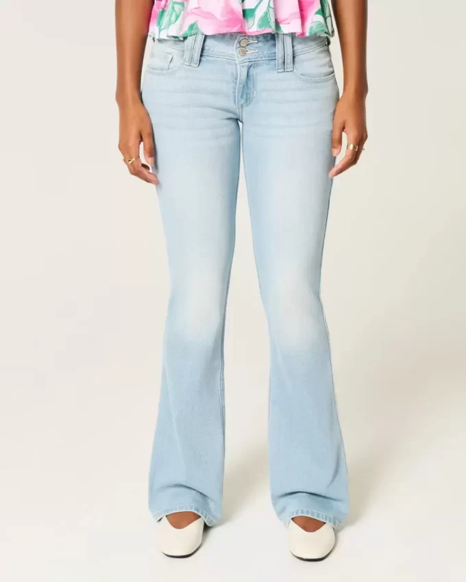 Χαμηλό τζιν Light Wash Bootcut