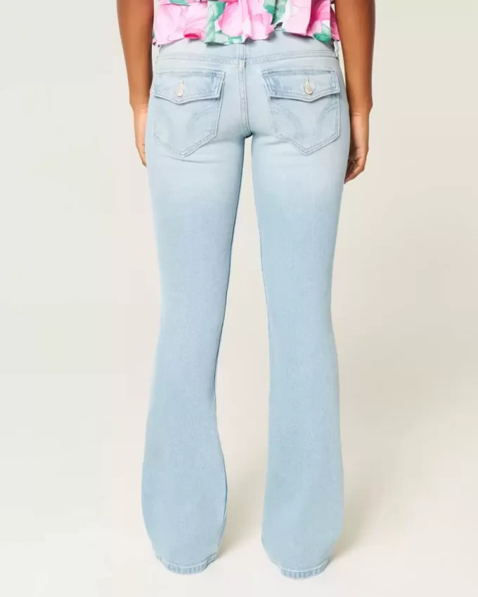 Χαμηλό τζιν Light Wash Bootcut