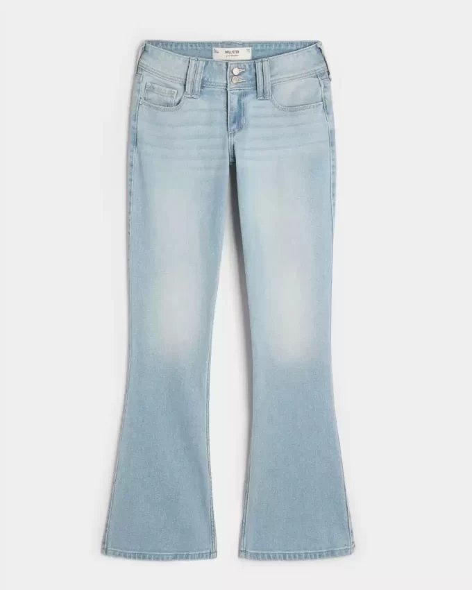 Χαμηλό τζιν Light Wash Bootcut