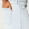 Χαμηλό ύψος Light Wash Bow Graphic Baggy Jort Χαμηλό ύψος Light Wash Bow Graphic Baggy Jort