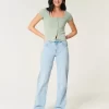 Ψηλόροφο Light Wash Dad Jeans