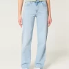 Ψηλόροφο Light Wash Dad Jeans