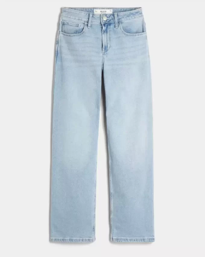 Ψηλόροφο Light Wash Dad Jeans