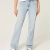Χαμηλό ανάγλυφο Light Wash Relaxed Straight Jeans Χαμηλό ανάγλυφο Light Wash Relaxed Straight Jeans