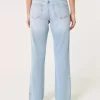 Χαμηλό ανάγλυφο Light Wash Relaxed Straight Jeans Χαμηλό ανάγλυφο Light Wash Relaxed Straight Jeans
