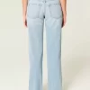 Χαμηλό ανάγλυφο Light Wash Ripped Loose Jeans Χαμηλό ανάγλυφο Light Wash Ripped Loose Jeans