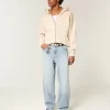 Κεντημένο Light Wash Skater Baggy Jeans Κεντημένο Light Wash Skater Baggy Jeans