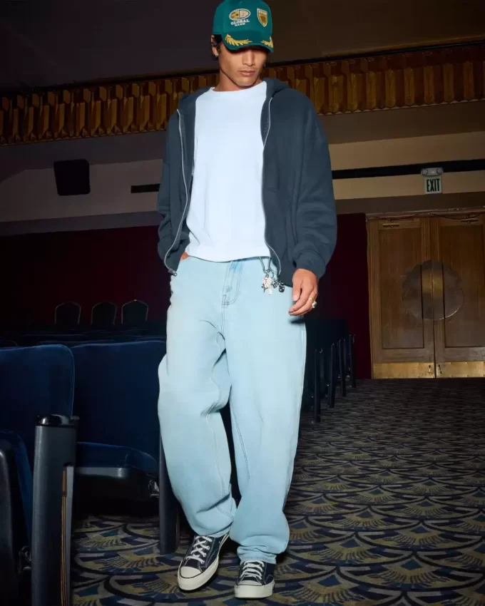 Light Wash Skater Baggy Jeans Light Wash Skater Baggy Jeans