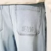 Κεντημένο Light Wash Skater Baggy Jeans Κεντημένο Light Wash Skater Baggy Jeans