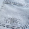 Κεντημένο Light Wash Skater Baggy Jeans Κεντημένο Light Wash Skater Baggy Jeans