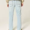 Light Wash Slim Straight Jeans