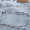Light Wash Slim Straight Jeans