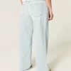Χαμηλό ανάγλυφο Light Wash Star Embroidery Baggy Jeans Χαμηλό ανάγλυφο Light Wash Star Embroidery Baggy Jeans