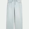 Χαμηλό ανάγλυφο Light Wash Star Embroidery Baggy Jeans Χαμηλό ανάγλυφο Light Wash Star Embroidery Baggy Jeans