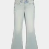 Υψηλό ψηλό τζιν Light Wash Star Pocket Flare Υψηλό ψηλό τζιν Light Wash Star Pocket Flare