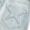 Υψηλό ψηλό τζιν Light Wash Star Pocket Flare Υψηλό ψηλό τζιν Light Wash Star Pocket Flare
