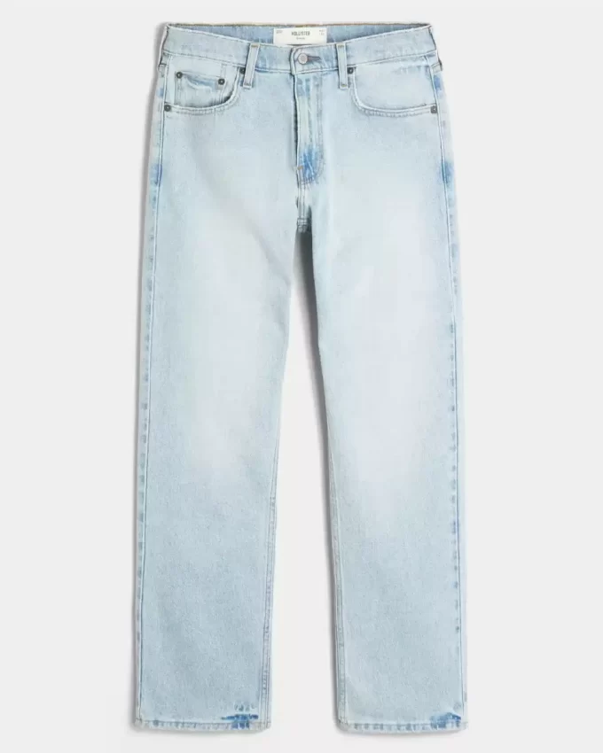 Light Wash Straight Jeans Light Wash Straight Jeans