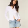 Μίνι τζιν σκόρτ Light Wash Studded Μίνι τζιν σκόρτ Light Wash Studded