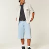 Τζιν σορτς Light Wash Super Baggy