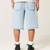 Τζιν σορτς Light Wash Super Baggy