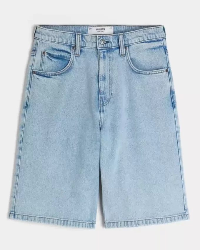 Τζιν σορτς Light Wash Super Baggy