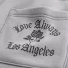 Σούπερ φαρδύ γραφικό φούτερ με πίσω τσέπη Los Angeles Σούπερ φαρδύ γραφικό φούτερ με πίσω τσέπη Los Angeles