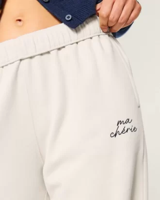 Φούτερ με γραφικά φαρδιά πόδια Ma Ch茅rie