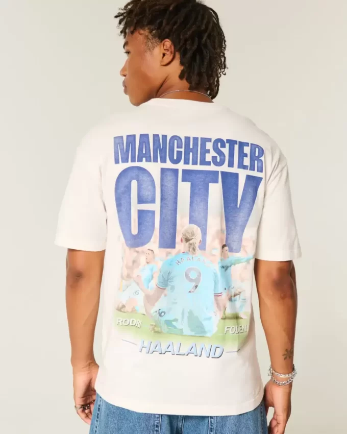 Manchester City F.C. Γραφικό μπλουζάκι Manchester City F.C. Γραφικό μπλουζάκι