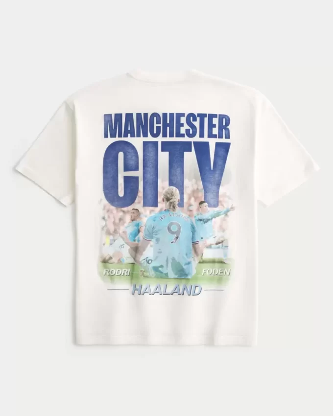Manchester City F.C. Γραφικό μπλουζάκι Manchester City F.C. Γραφικό μπλουζάκι