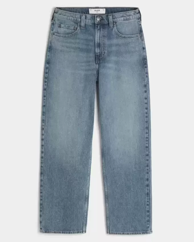 Φαρδύ τζιν Medium Wash