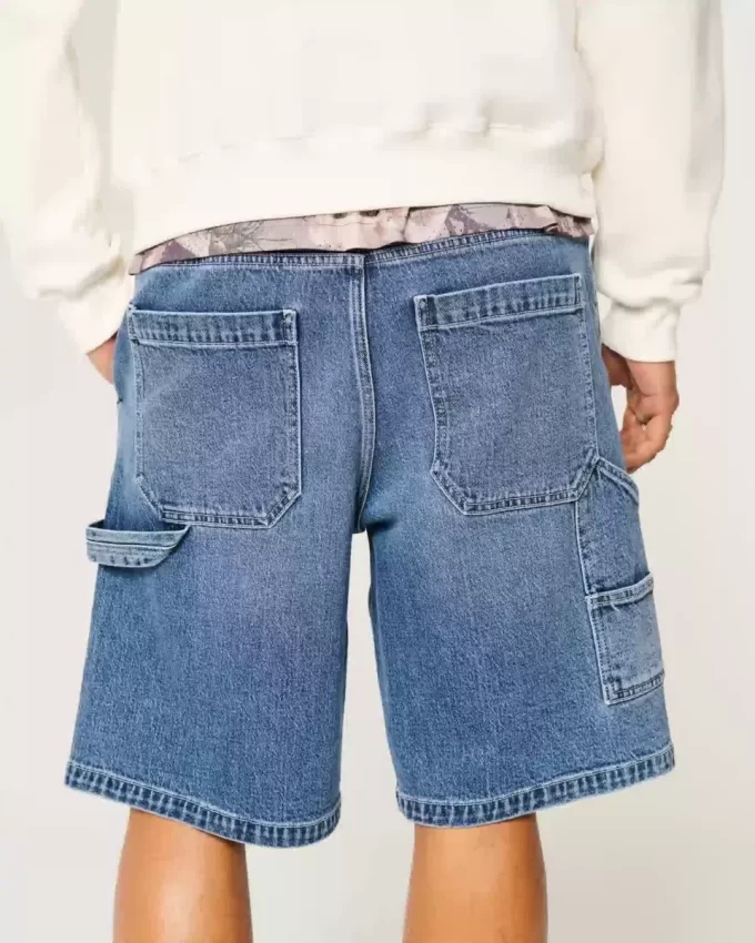 Τζιν σορτς Medium Wash Baggy Painter