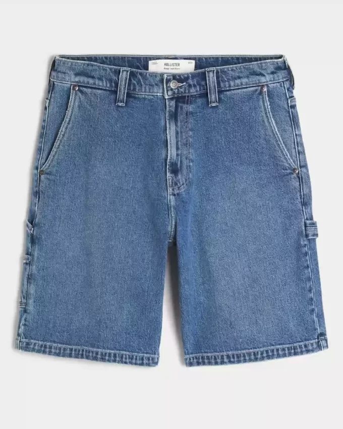 Τζιν σορτς Medium Wash Baggy Painter