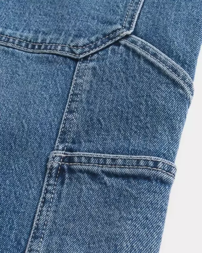 Τζιν σορτς Medium Wash Baggy Painter