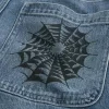 Medium Wash Doodle Baggy Jeans Medium Wash Doodle Baggy Jeans