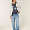 Medium Wash Eagle Graphic Baggy Jeans Medium Wash Eagle Graphic Baggy Jeans