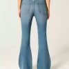 Υψηλό ύψος Medium Wash Flare τζιν