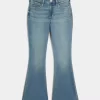 Υψηλό ύψος Medium Wash Flare τζιν
