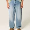 Medium Wash Skater Baggy Jeans Medium Wash Skater Baggy Jeans