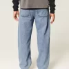 Medium Wash Skater Baggy Jeans Medium Wash Skater Baggy Jeans