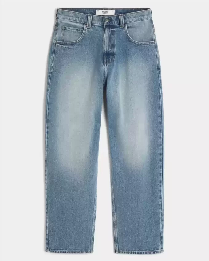 Medium Wash Skater Baggy Jeans Medium Wash Skater Baggy Jeans