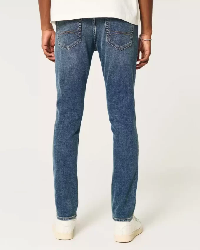 Σκούρο Medium Wash Skinny Jeans