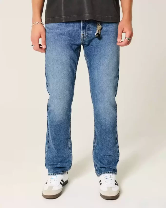 Medium Wash Slim Straight Jeans Medium Wash Slim Straight Jeans
