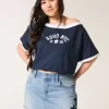 Χαμηλό ύψος Medium Wash Star απλικέ Τζιν Mini Skort