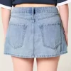 Χαμηλό ύψος Medium Wash Star απλικέ Τζιν Mini Skort