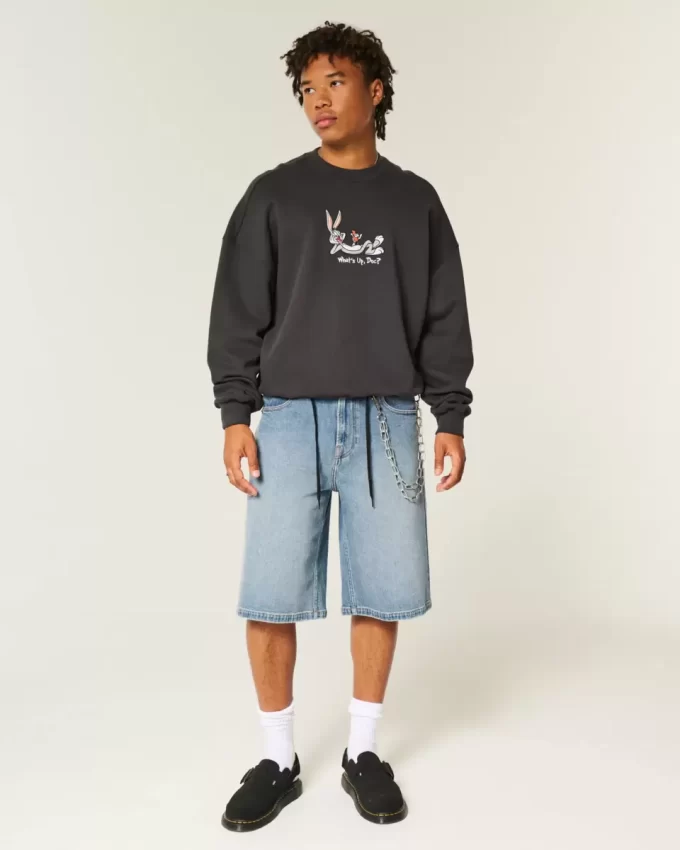 Τζιν σορτς Medium Wash Super Baggy Τζιν σορτς Medium Wash Super Baggy