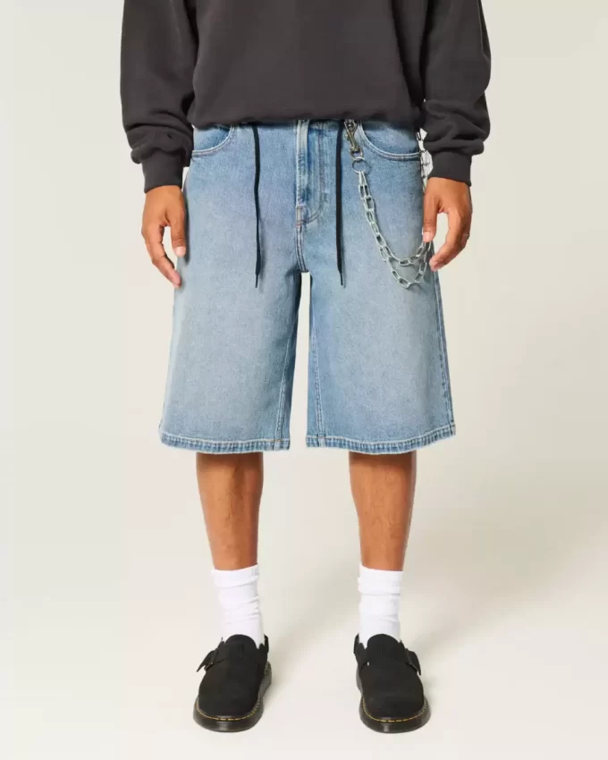 Τζιν σορτς Medium Wash Super Baggy Τζιν σορτς Medium Wash Super Baggy