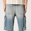 Medium Wash Super Baggy Τζιν Σορτς Cargo Medium Wash Super Baggy Τζιν Σορτς Cargo
