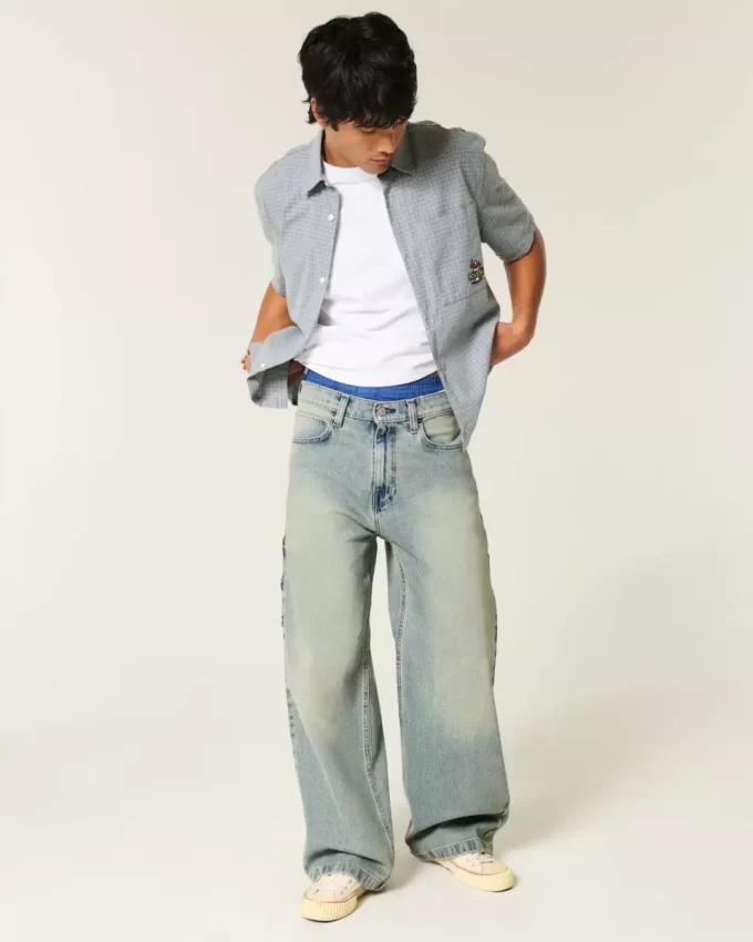 Τζιν Medium Wash Super Baggy Painter Τζιν Medium Wash Super Baggy Painter